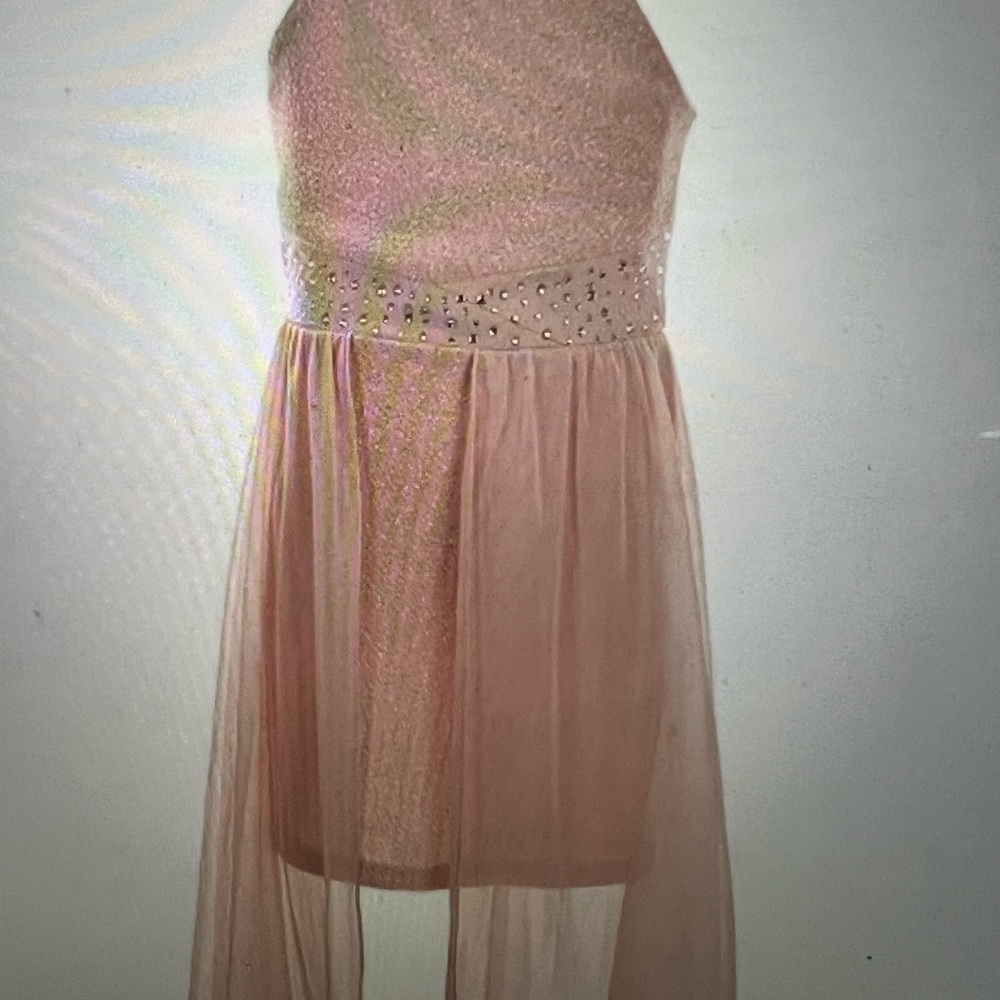 Girls Poppies and Roses Sleeveless Walk-Through Ballgown size 10